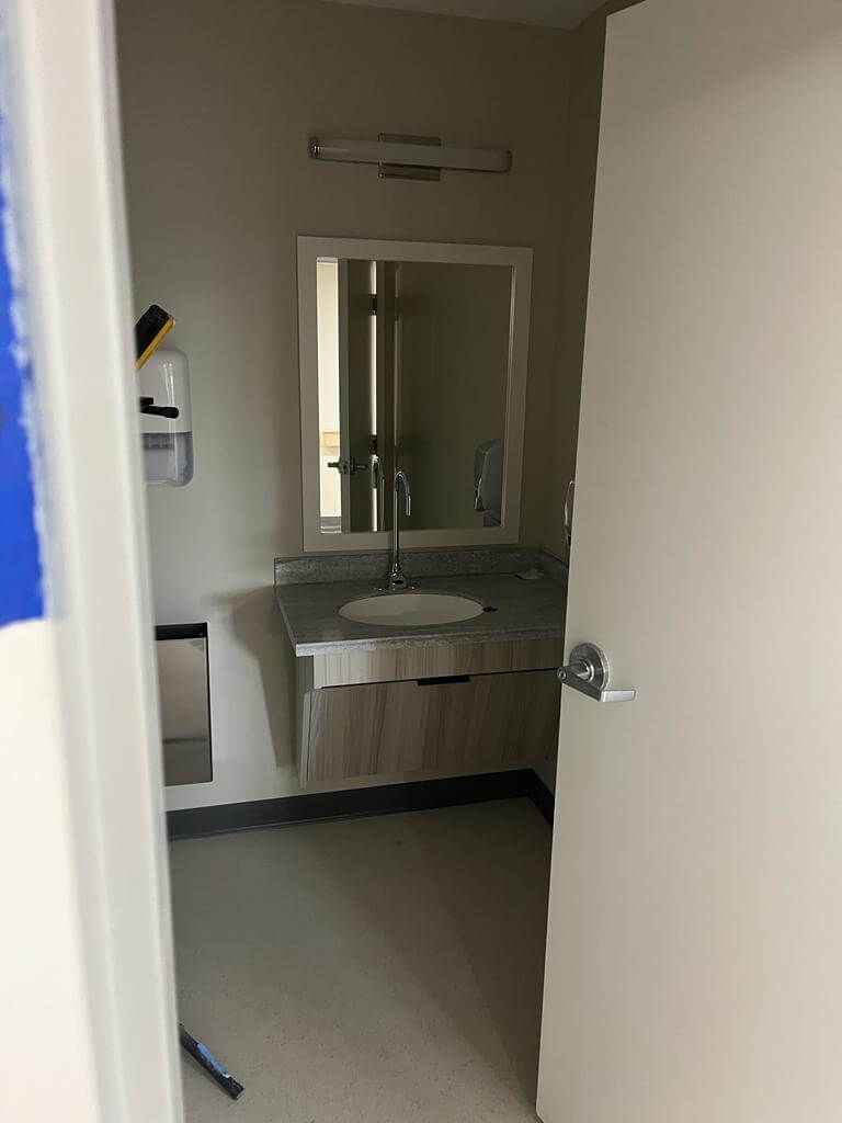 Powder room sink