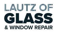 Lautz of Glass & Window Repair logo. Text: LAUTZ OF GLASS & WINDOW REPAIR.