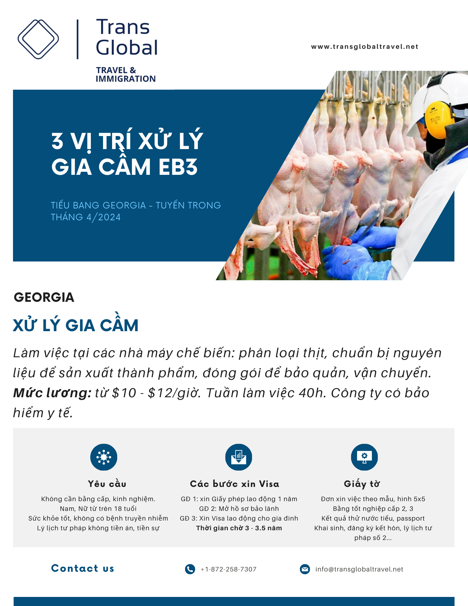 EB3 - Xử lý gia cầm bang Gieorgia