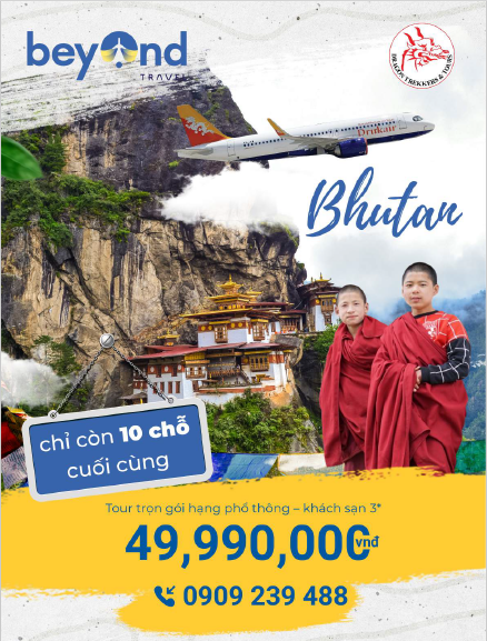 Tour Bhutan 5 ngày - đất nước hạnh phúc nhất thế giới