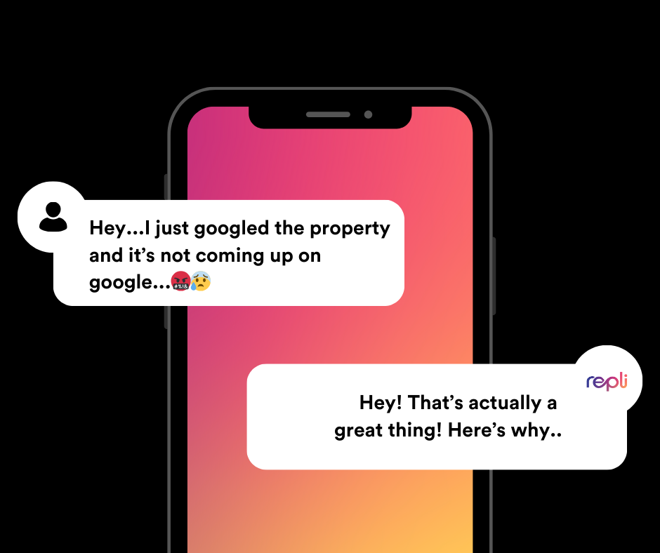 A cell phone with two text messages on it.