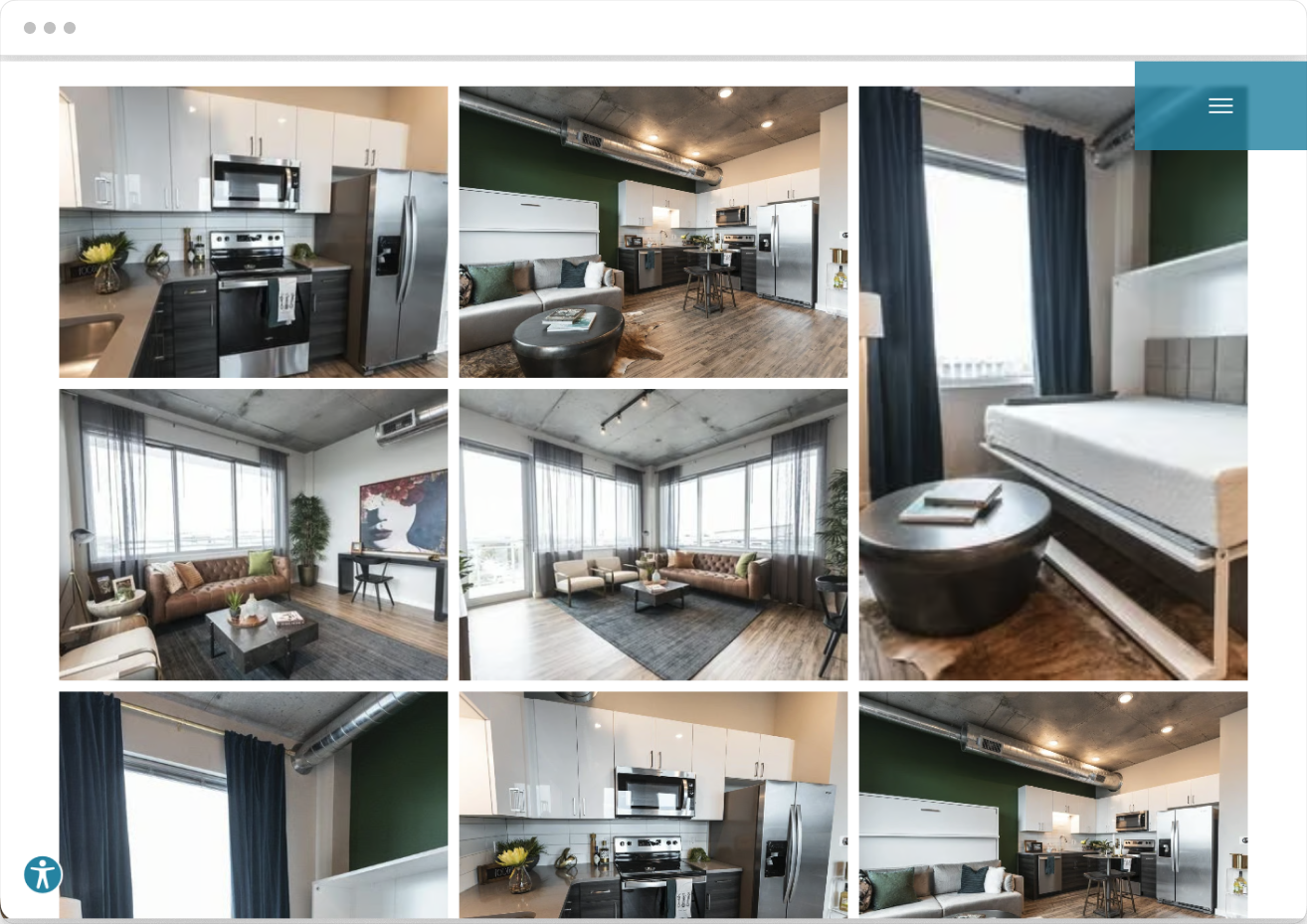 Gallery Page Preview of Vantage Property Website Theme