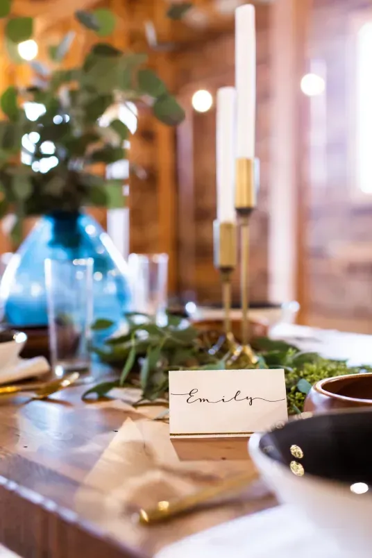 A name card for