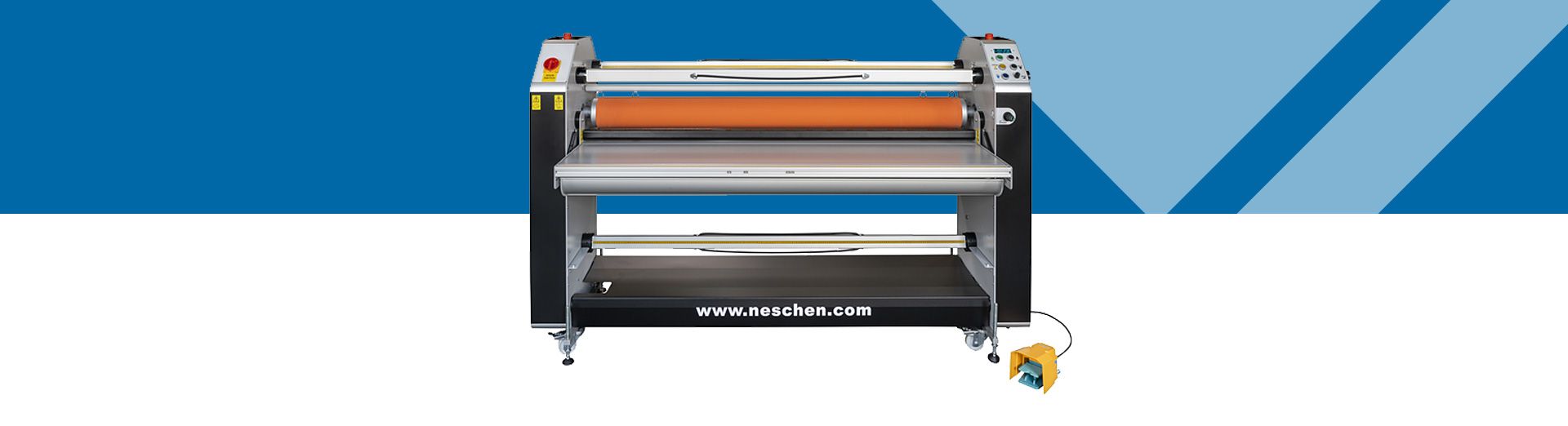 Neschen ColdLam 1650 SW laminator on blue background