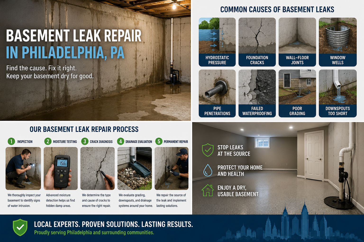 BASEMENT LEAK REPAIR