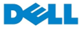 Dell logo in blue.