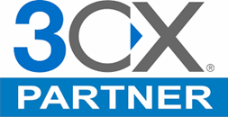 Logo for 3CX Partner, featuring blue 