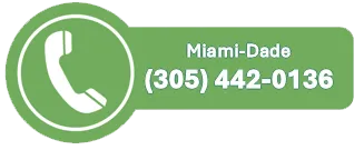 Green rectangle with white phone icon, and text