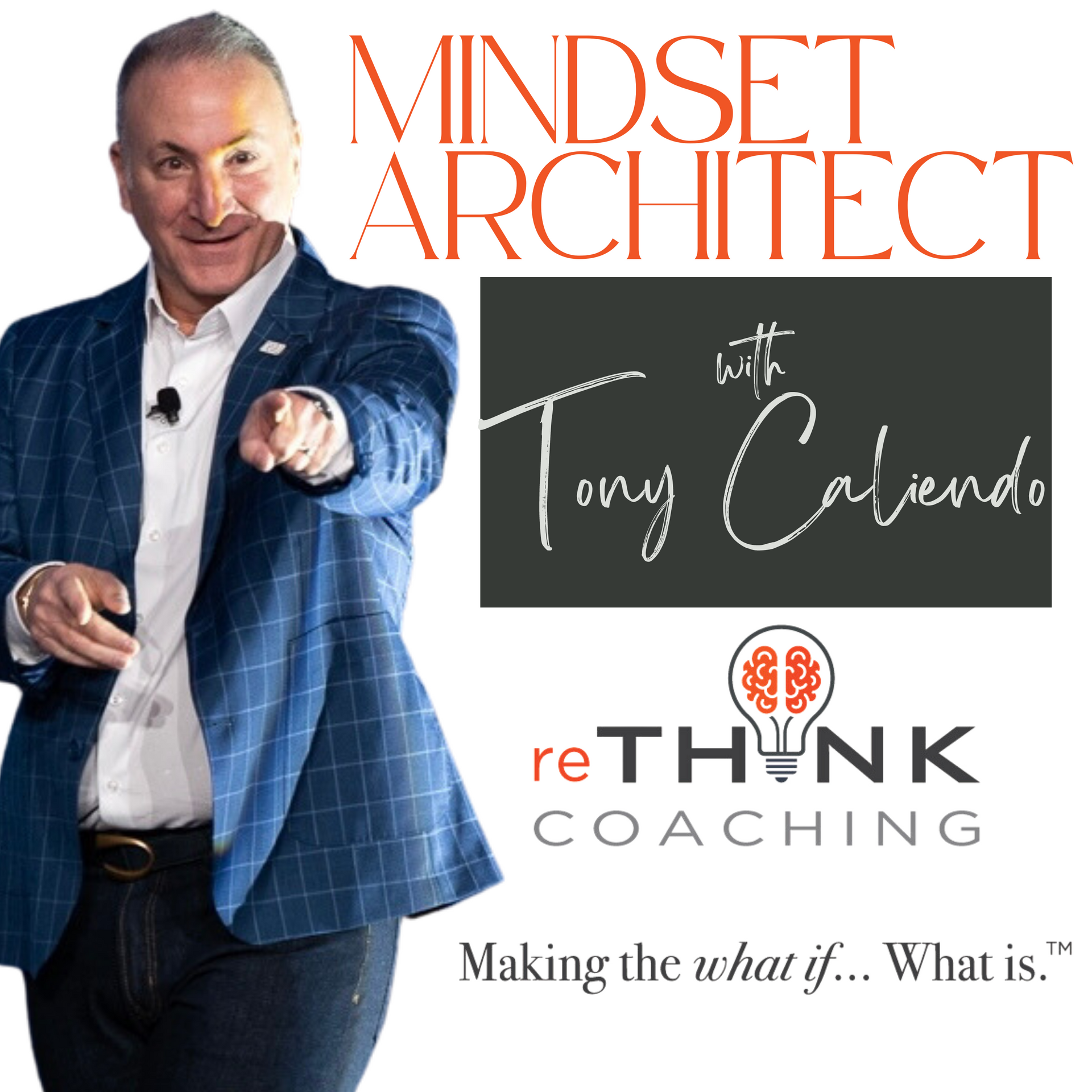 An ad for mindset architect with tony calendo