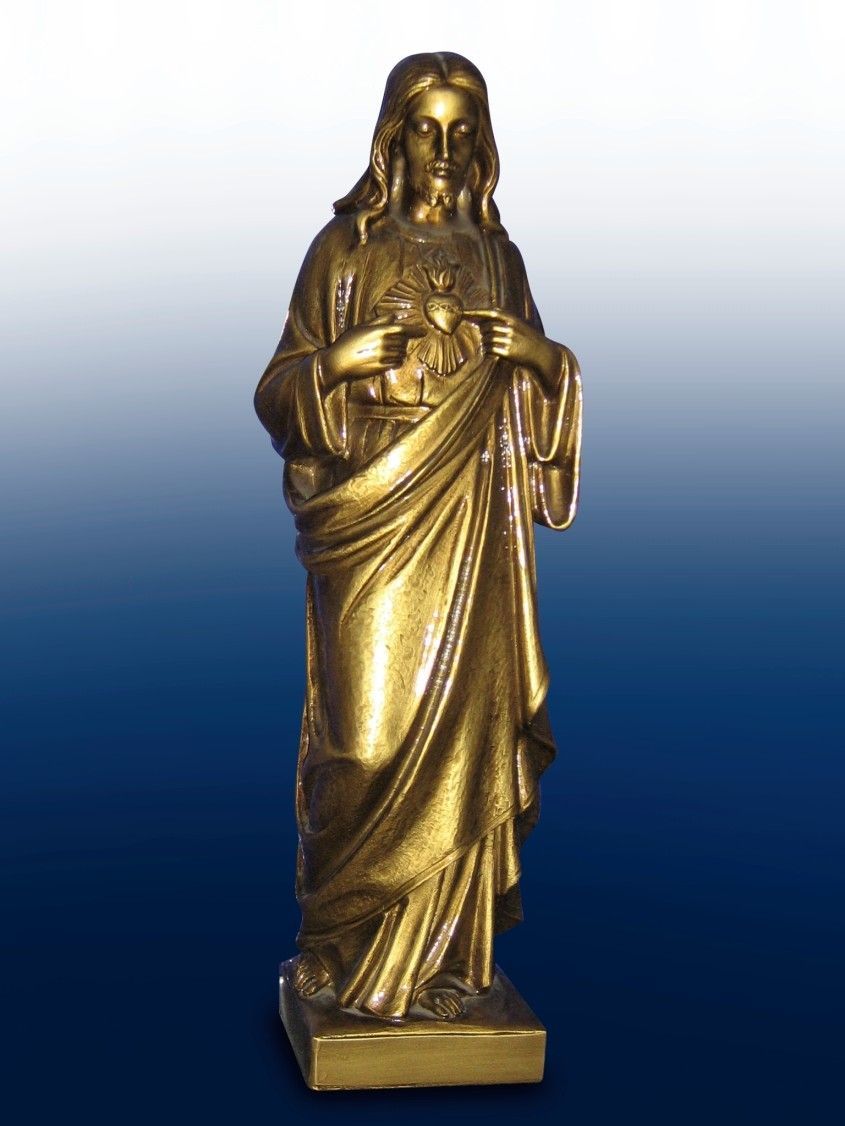Statua di Gesù dorata