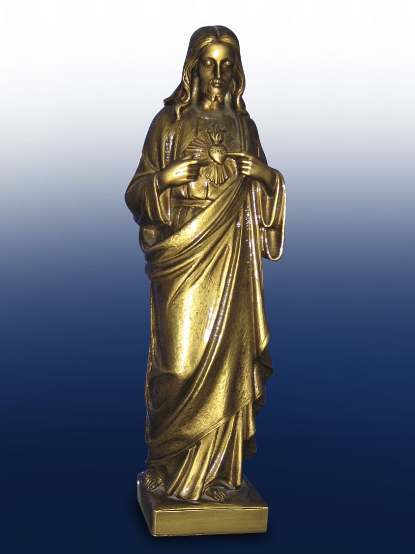 Statua dorata religiosa