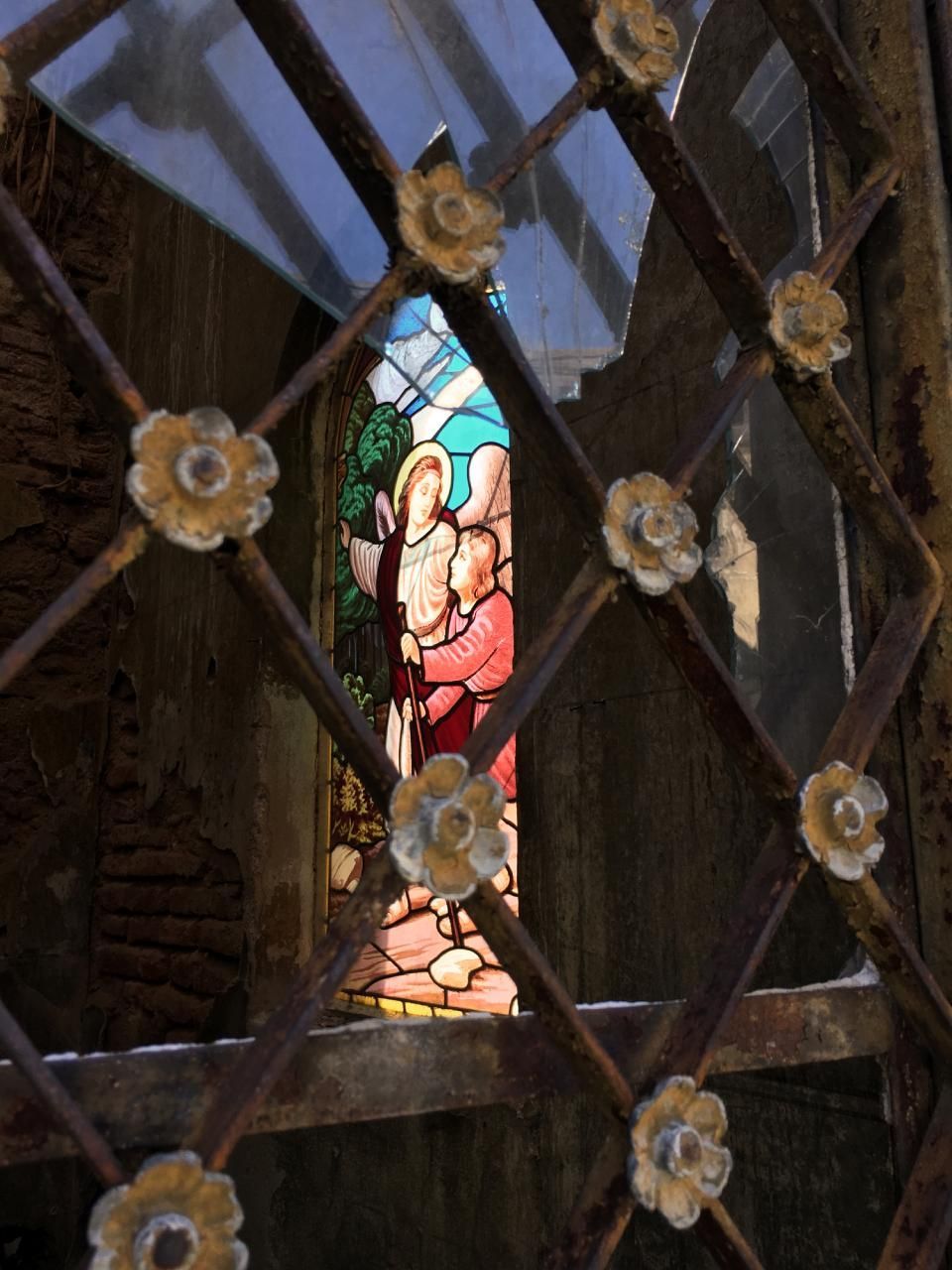 Vetrata artistica sacra per chiesa