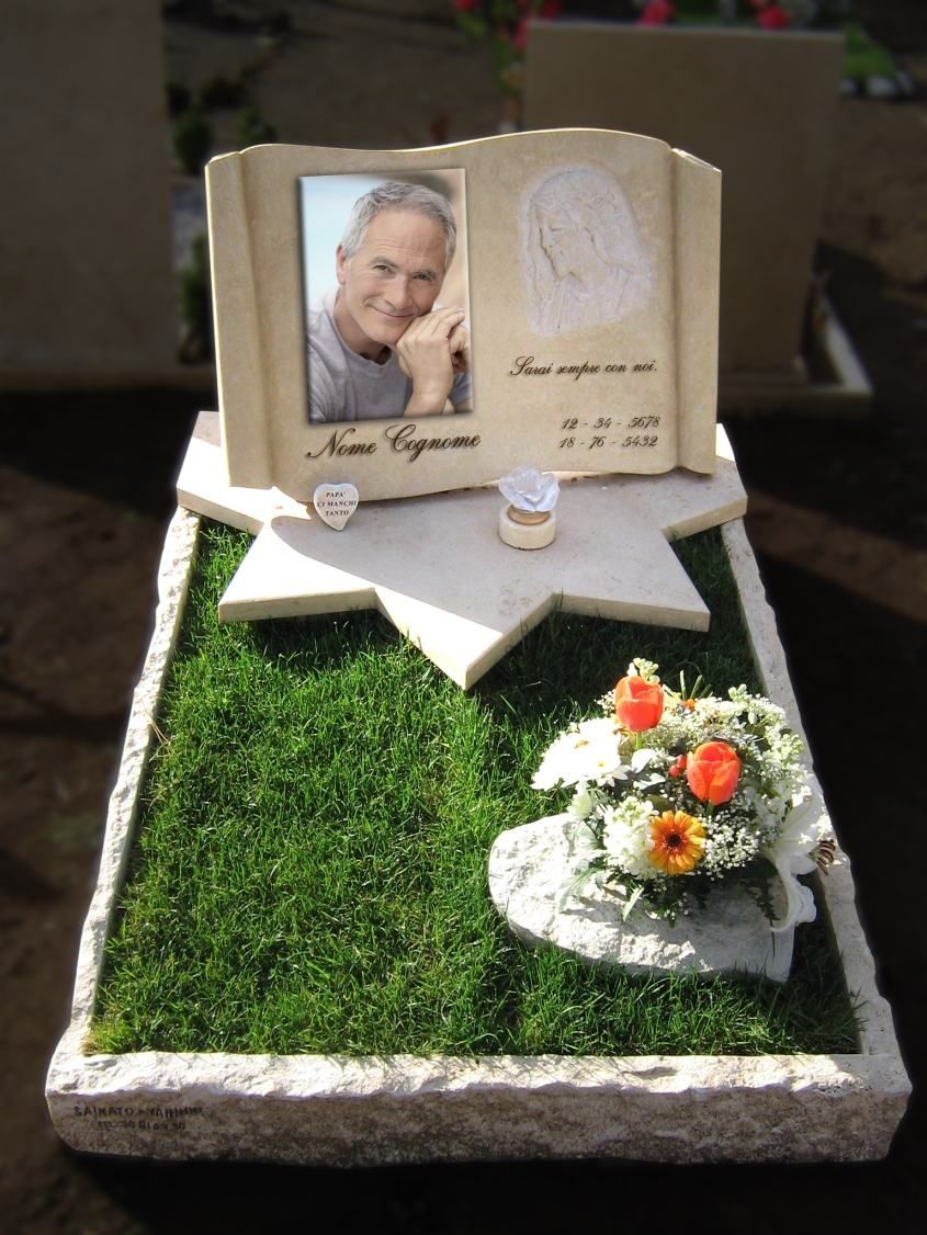 Monumento funebre con giardino