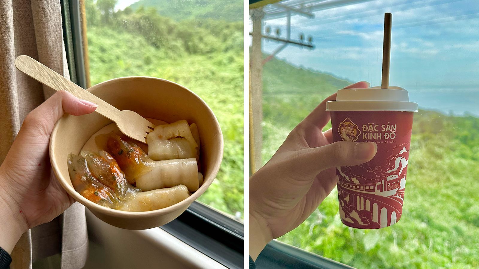 Enjoy Hue's most iconic local specialties and coffee with a view