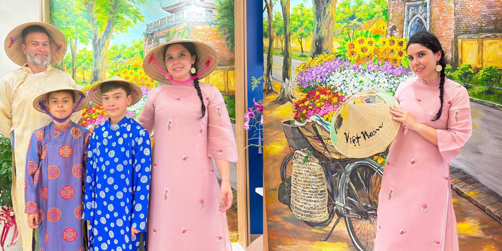 Áo Dài Rental - You can wear traditional costume and go around the city for shooting