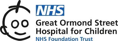 A logo for nhs great ormond street hospital for children
