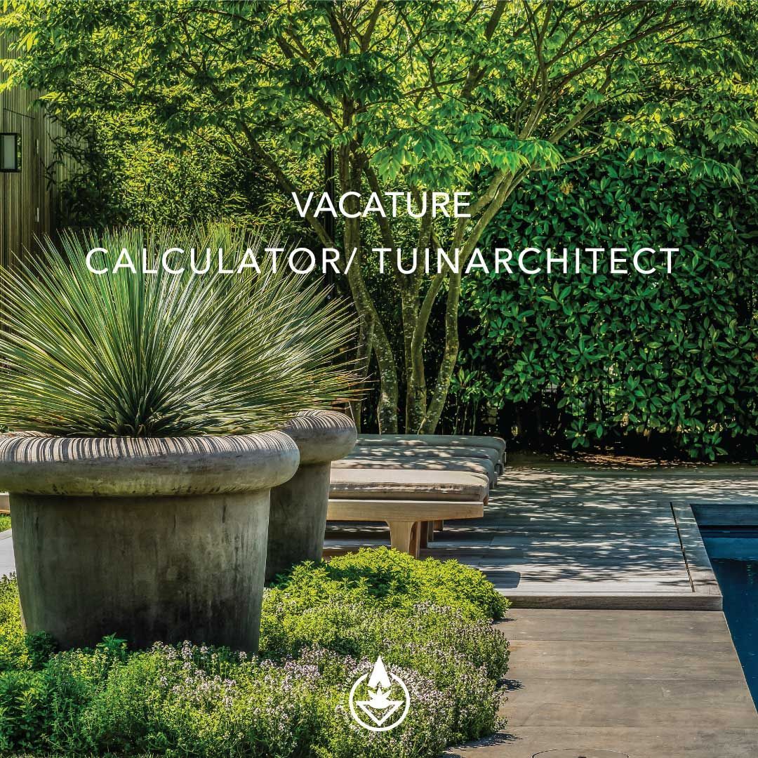 Vacature tuinarchitect
