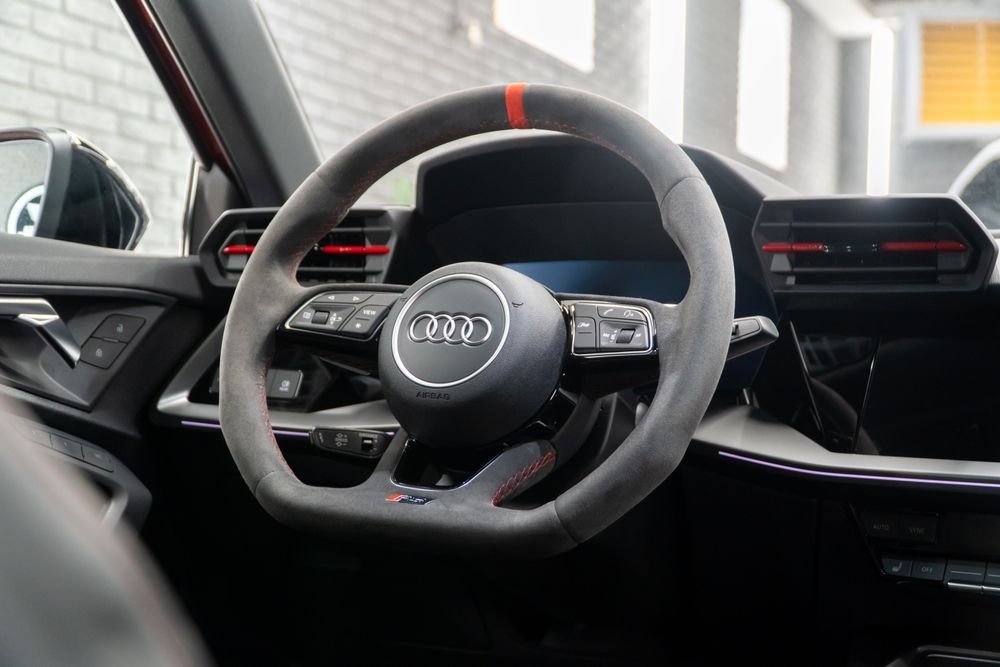 audi car steering wheel