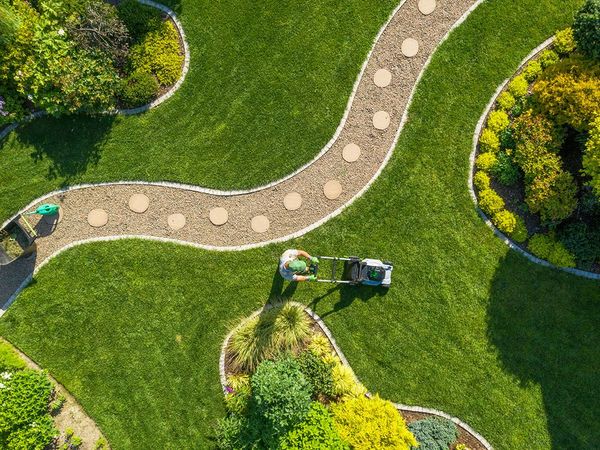 Big Garden Grass Field — Kilmarnock, VA — Booth Landscaping