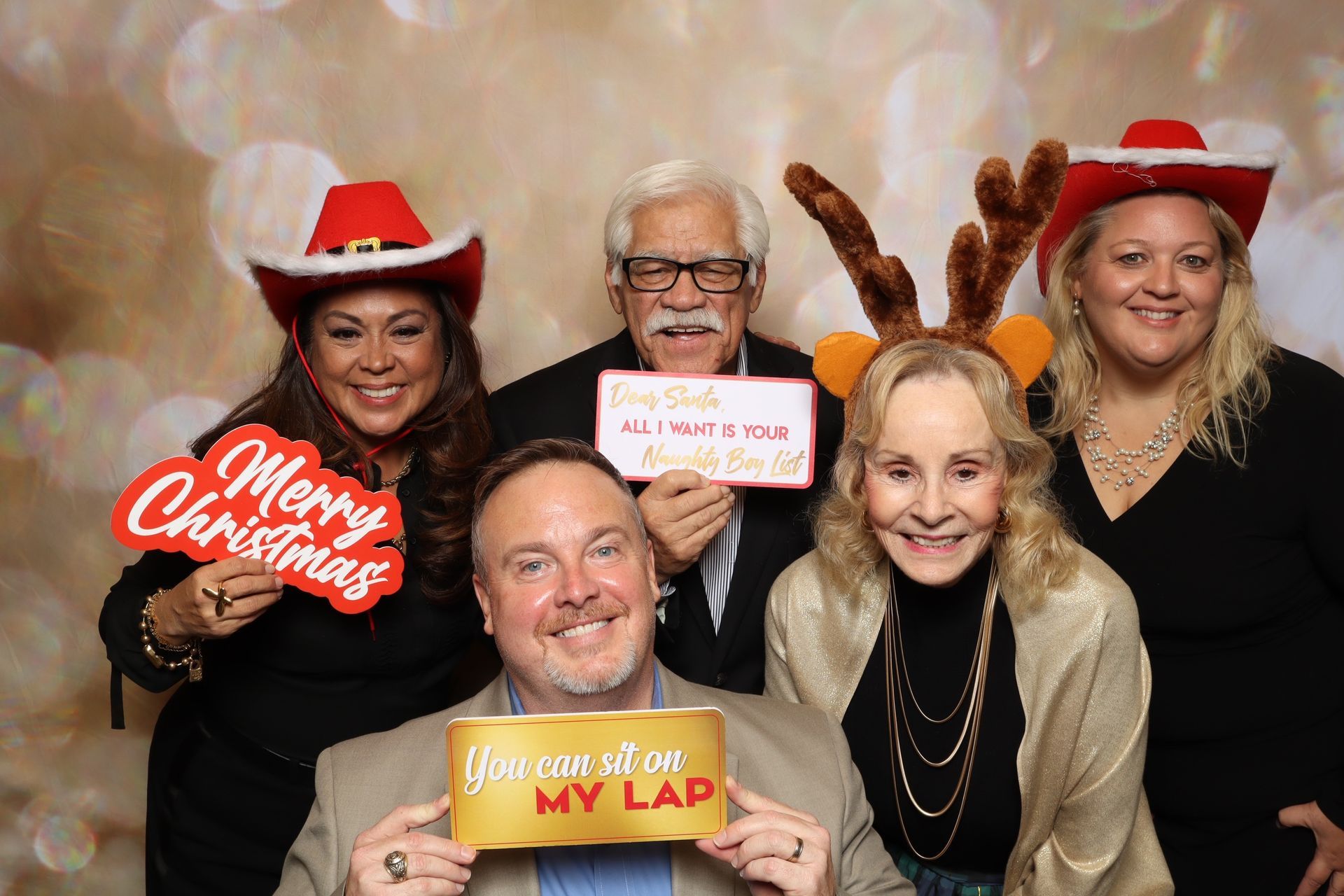 Corporate Holiday Party Photo Booth in San Antonio