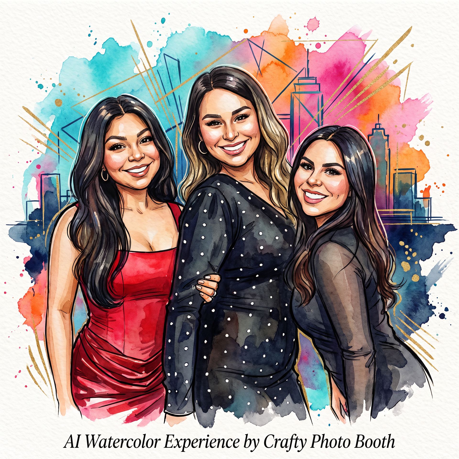 AI Caricature Photo Booth San Antonio | Custom AI Portrait Experiences