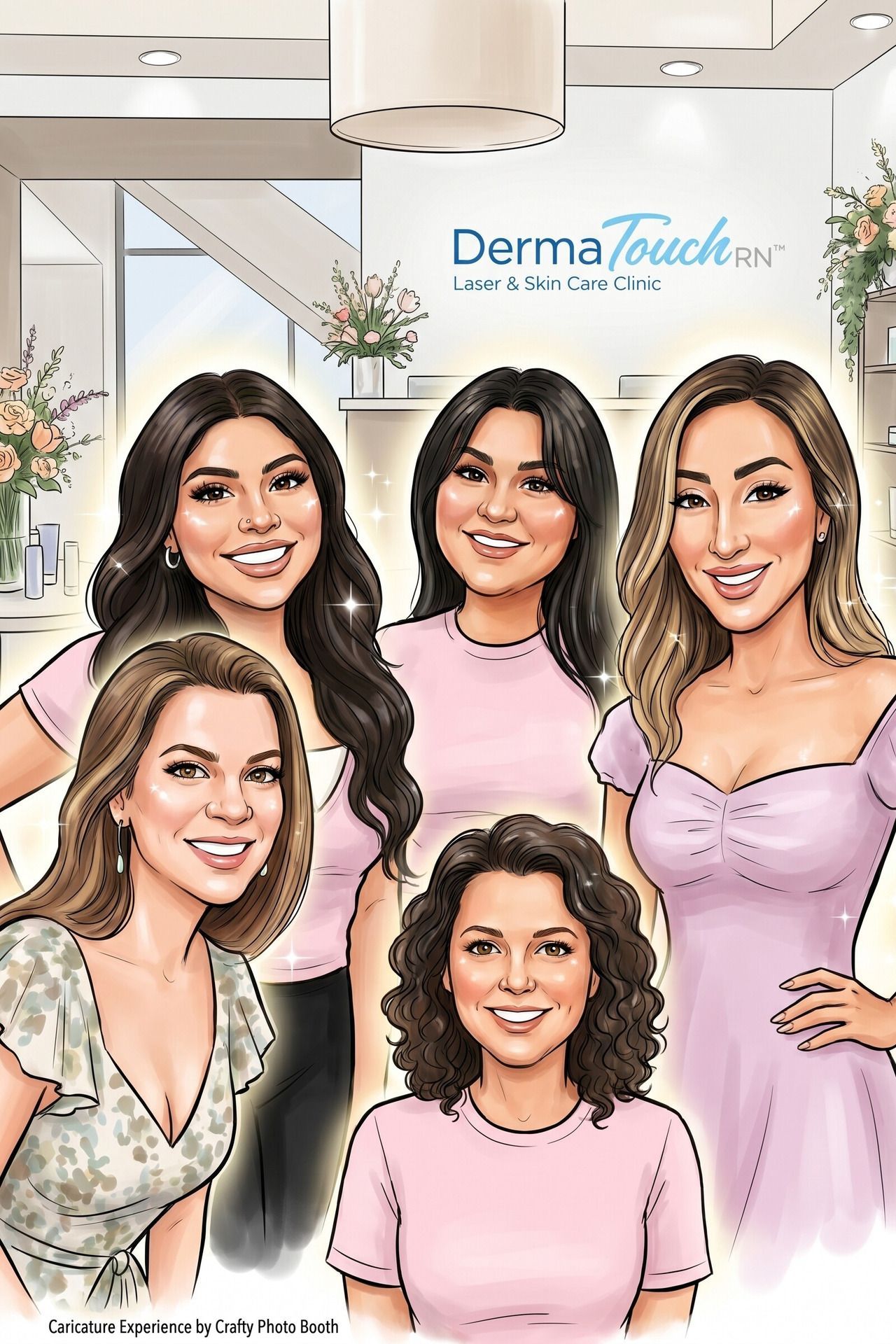 Corporate AI Caricature Booth Activation San Antonio