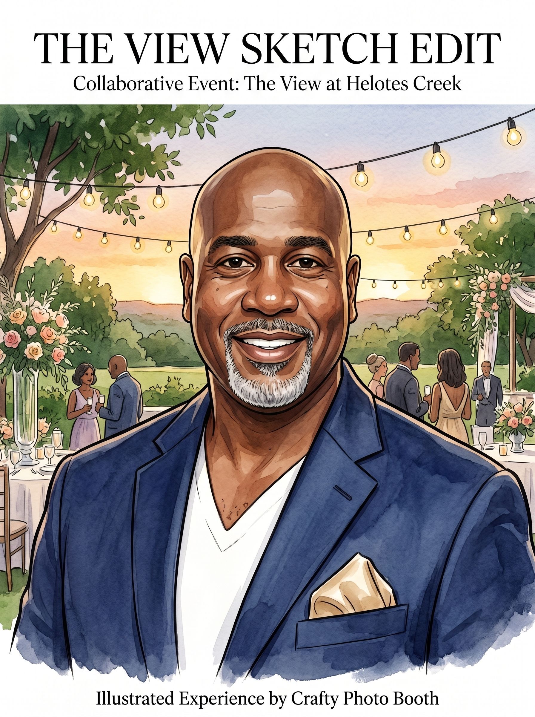 AI magazine cover portrait experience for themed events