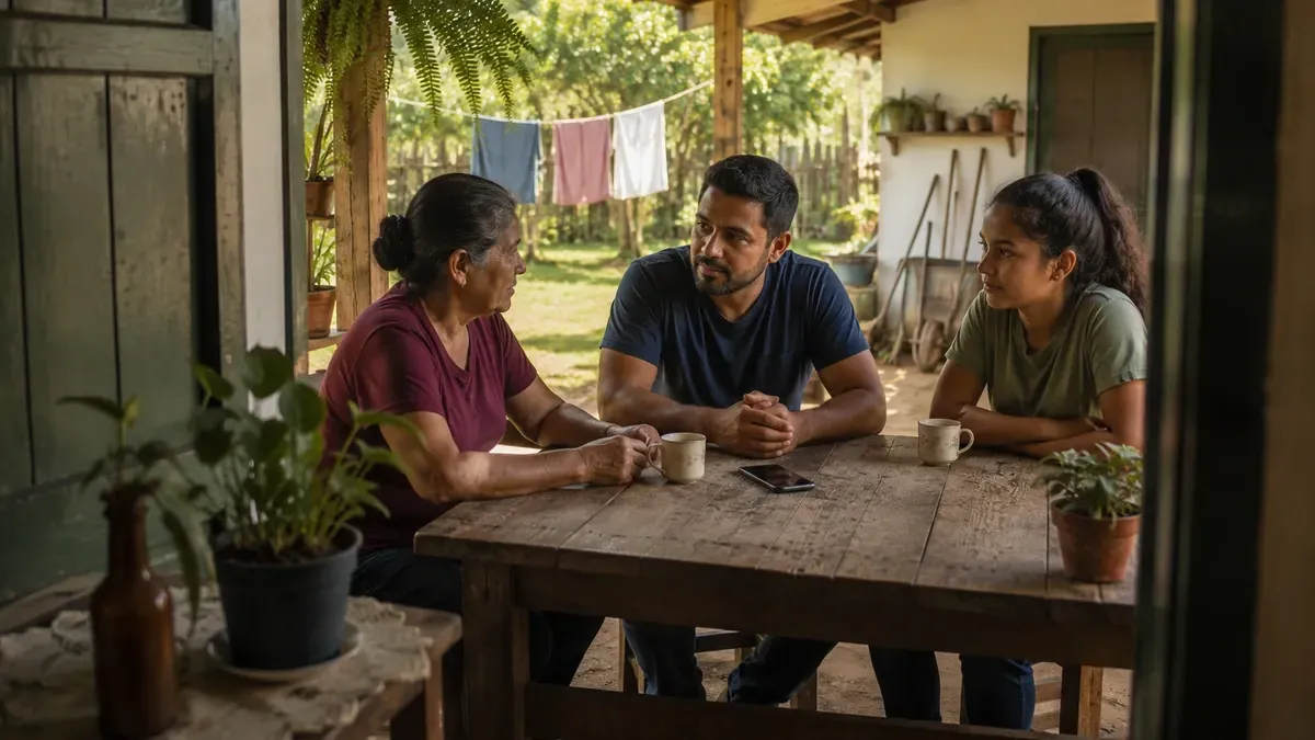 Família rural conversa sobre carência e documentos para aposentadoria Família rural conversa sobre carência e documentos para aposentadoria