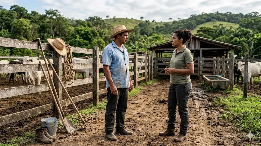 Empregado rural trabalha em fazenda com vínculo e salário Empregado rural trabalha em fazenda com vínculo e salário