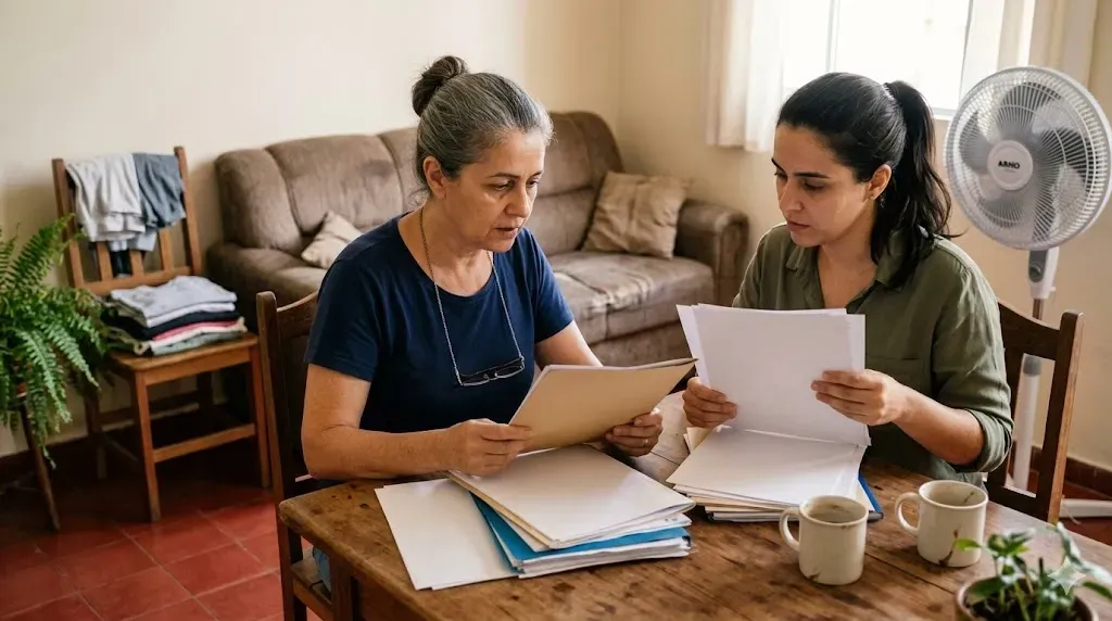 Mulher organiza laudos para pedir benefício por incapacidade no INSS Mulher organiza laudos para pedir benefício por incapacidade no INSS