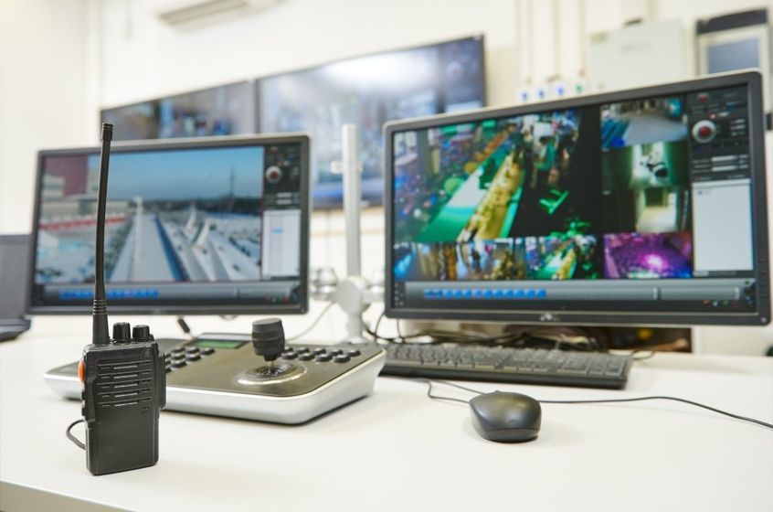 postazione di videosorveglianza