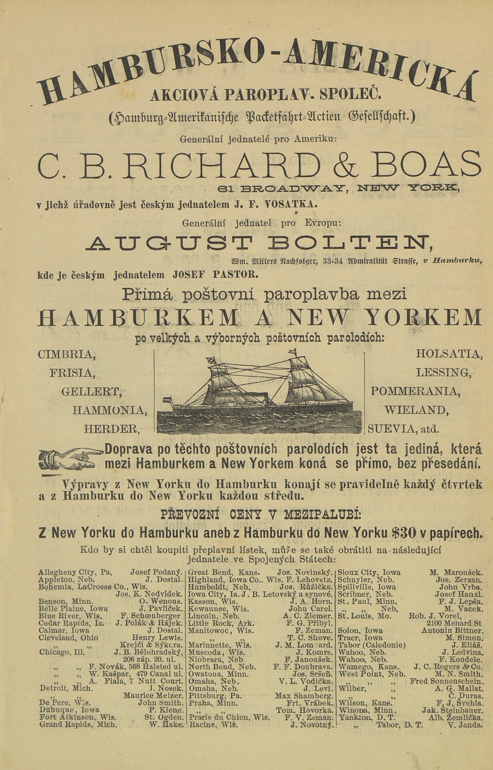 1879KalendarPassengerShipAdvertisement 1879KalendarPassengerShipAdvertisement