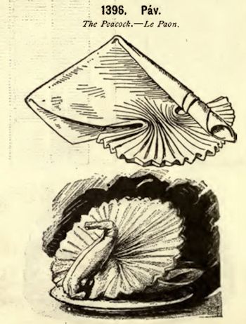1896CookBookHowToFoldNapkinsUNCAL350 1896CookBookHowToFoldNapkinsUNCAL350