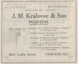 ADJMkralovecInsuranceAmerikanKalendar1926page344at250 ADJMkralovecInsuranceAmerikanKalendar1926page344at250