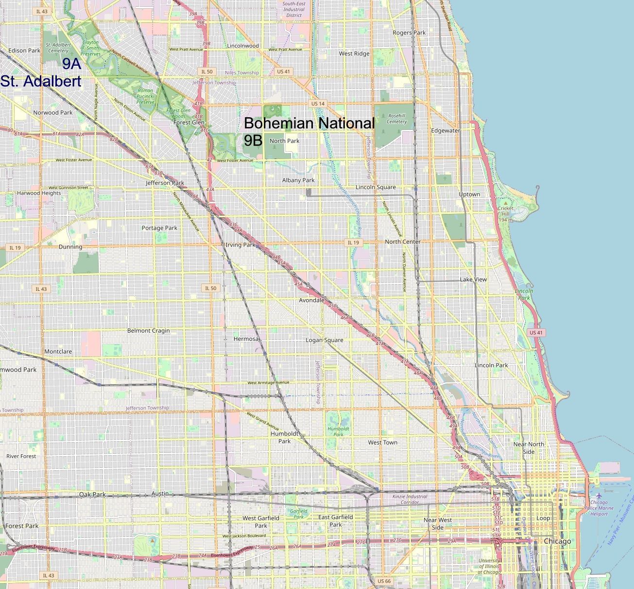 ChicagoSaintAdalbertBohemianNatonalCemeteryTitled ChicagoSaintAdalbertBohemianNatonalCemeteryTitled