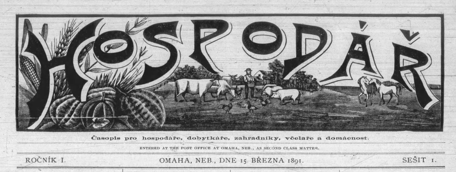 Hospodar_1891_03_15_page_1 Hospodar_1891_03_15_page_1