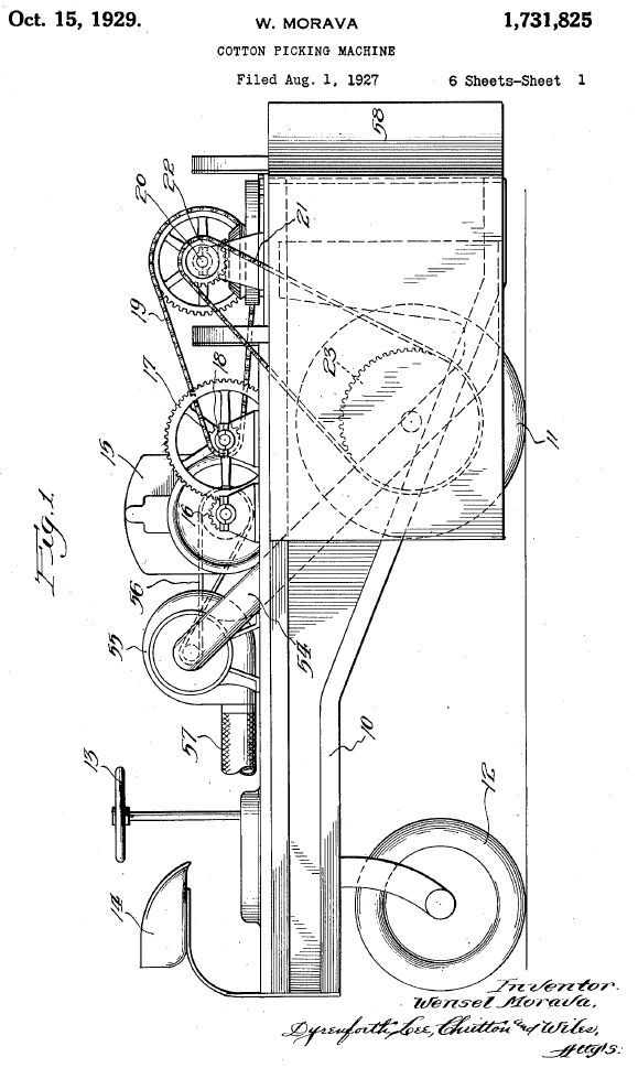 MoravaPatent10121929CottomPickingMachine MoravaPatent10121929CottomPickingMachine