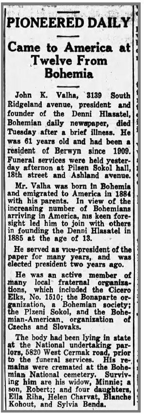ObitJohnKValha ObitJohnKValha
