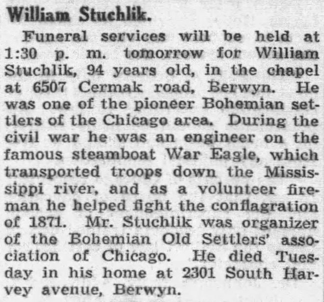 ObitTribuneMar241928Page14WilliamStuchlik ObitTribuneMar241928Page14WilliamStuchlik