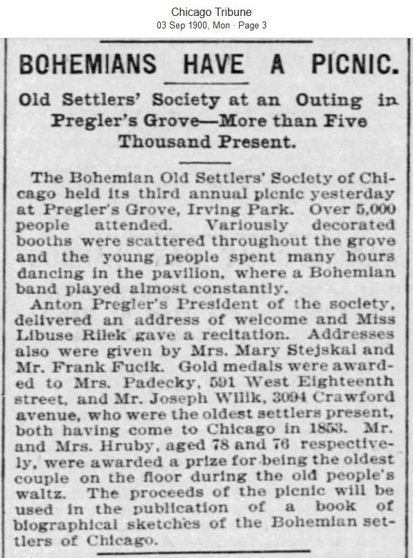 OldSettlersPreglersGrove1900