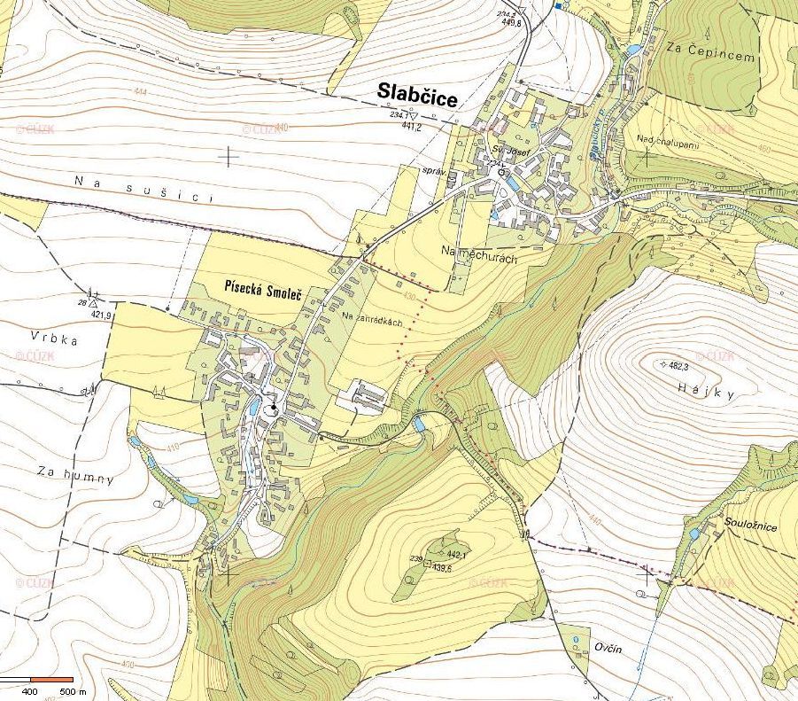 PiseckaSmolecAndSlabiceMapFromCZUKsite PiseckaSmolecAndSlabiceMapFromCZUKsite