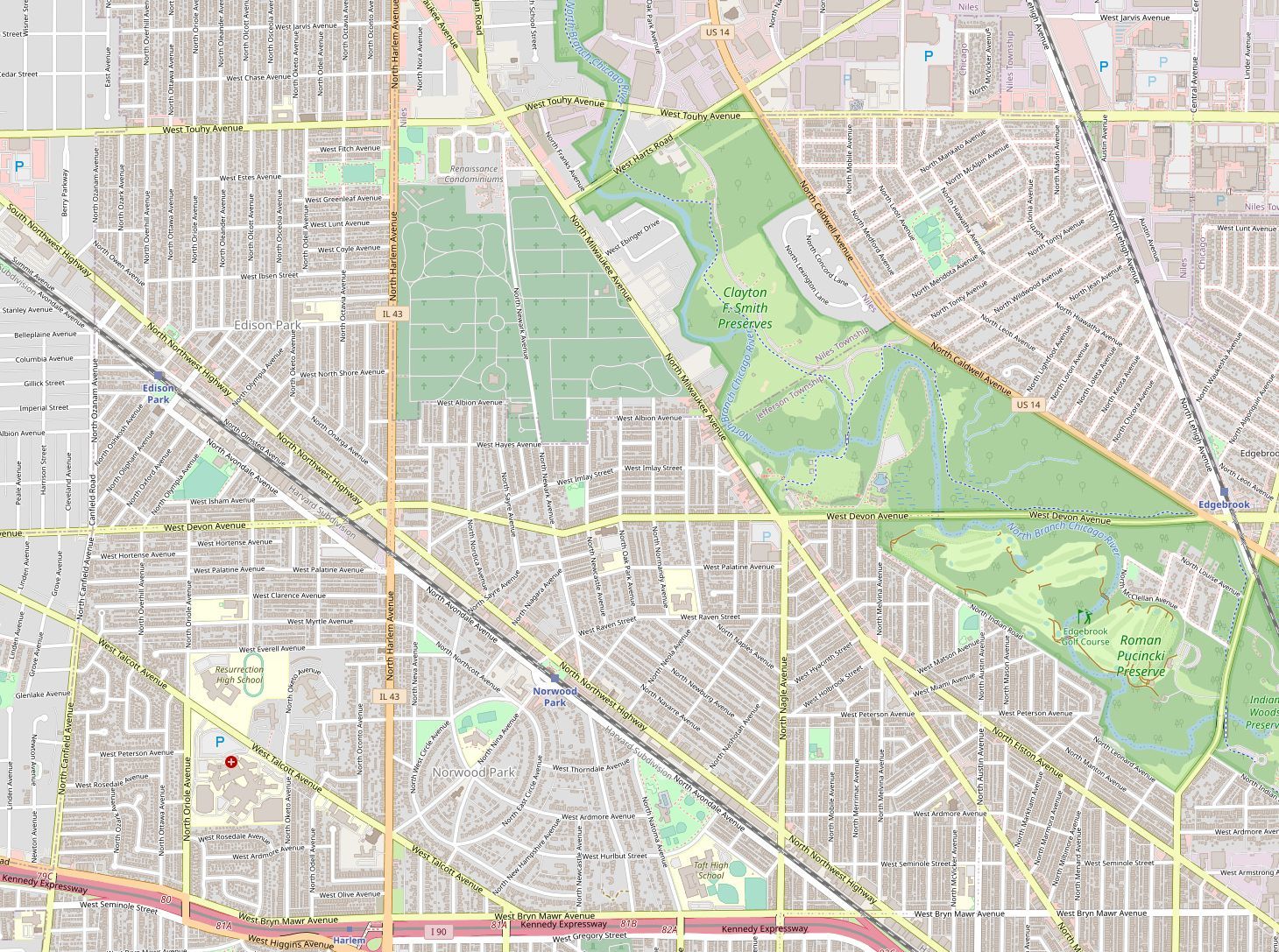 SaintAdalbertCatholicCemeteryCloseUpMap SaintAdalbertCatholicCemeteryCloseUpMap