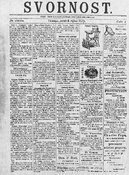 SvornostFirstEditionFirstPage1875AT525 SvornostFirstEditionFirstPage1875AT525