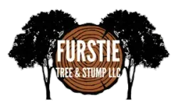 Furstie Tree & Stump Logo Logo: "Furtsie Tree & Stump LLC," with tree silhouettes framing a wood grain circle.