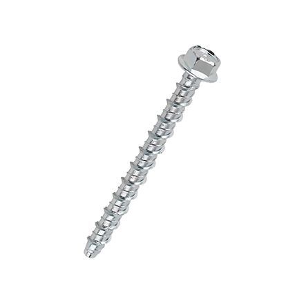 R-LX-HF-ZP Zinc plated Hex with Flange Concrete Screw Anchor R-LX-HF-ZP Zinc plated Hex with Flange Concrete Screw Anchor