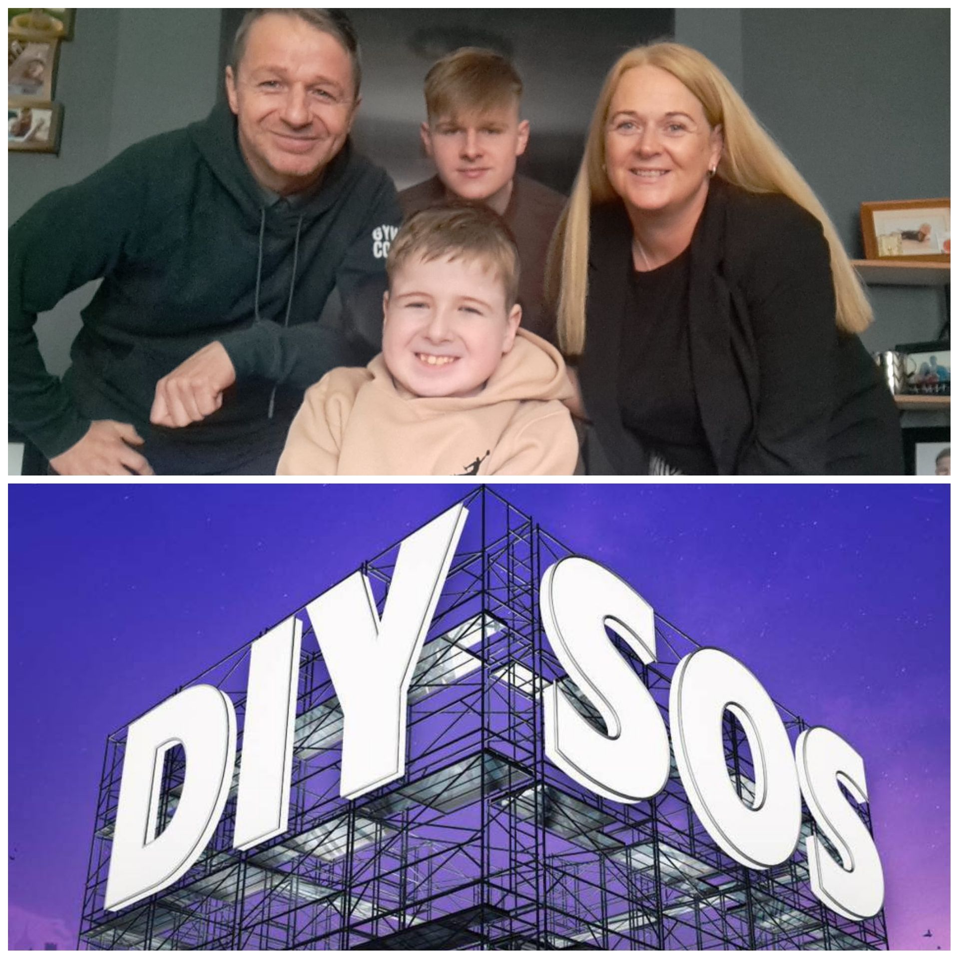 Our employee Ron and his family received a donation for their DIY SOS campaign