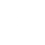 A white triangle in a brown frame on a white background.