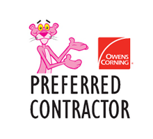 The Pink Panther is a preferred contractor for Owens Corning The Pink Panther is a preferred contractor for Owens Corning