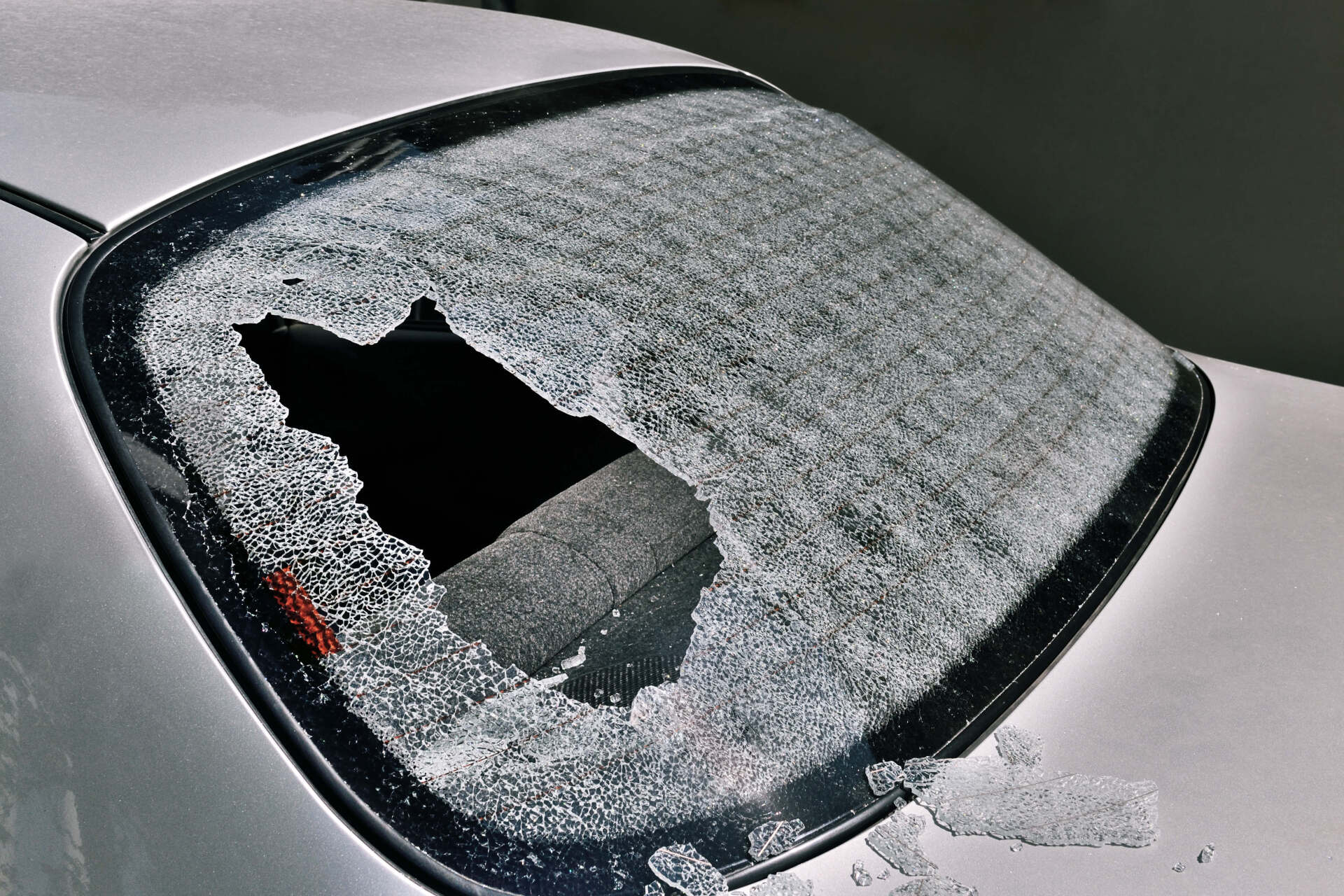 Rear Glass Is Broken