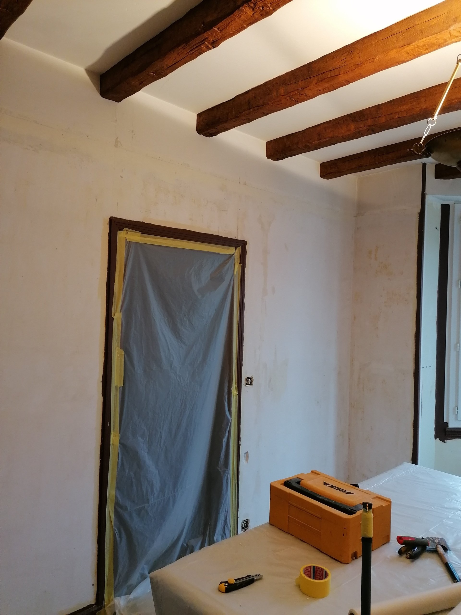 décollage papier avant travaux